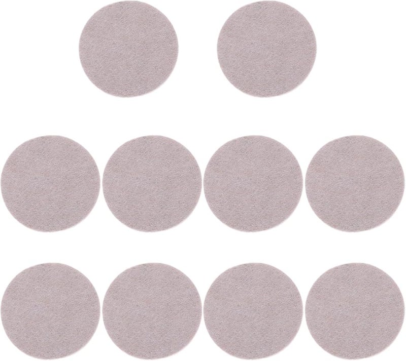 Non Slip Adhesive Felt Furniture Pads 8 5cm Diameter 10pcs Set For Hardwood Floor Protection - Image 1